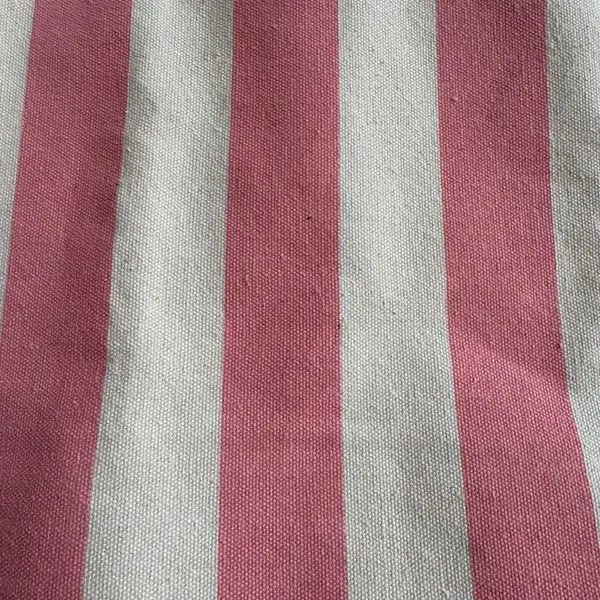 Sezane Paris Rue Large Pink White Stripe Shopper Tote Book Bag Fits All Cotton - Image 6