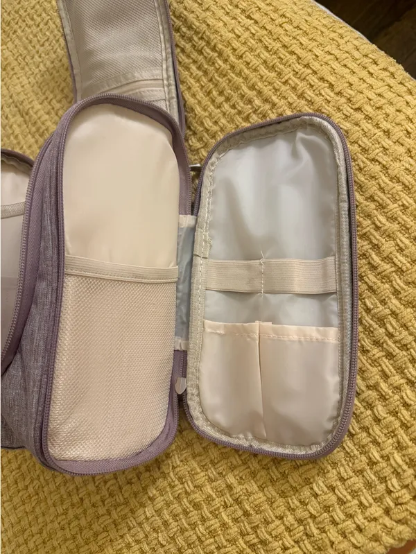Boa Cay Purple Toiletry & Makeup Bag Set - Image 6