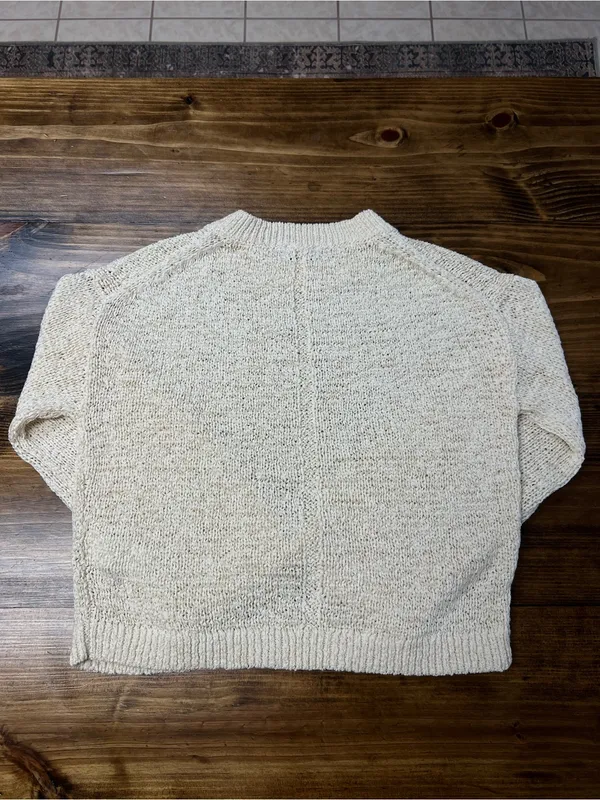 J. Crew Montauk pullover sweater in Antique White Size Small - Image 12