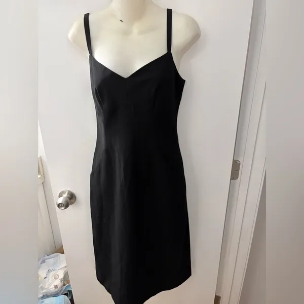 90s bcbg midi dress Black Size 4 - Image 6