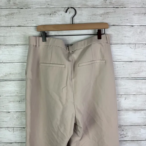 Abercrombie & Fitch Tan High Waisted Trouser Size 33/16R - Image 3