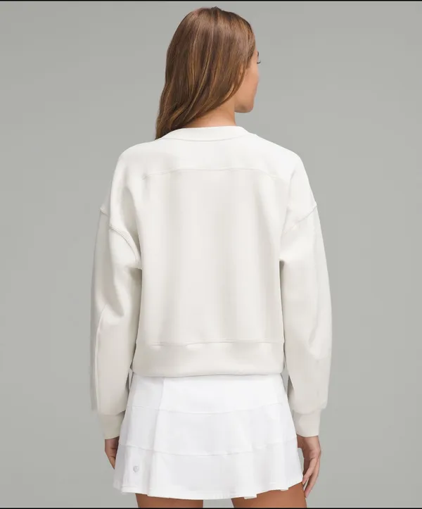 Lululemon Perfectly Oversized Cropped Crew Softstreme - Image 2