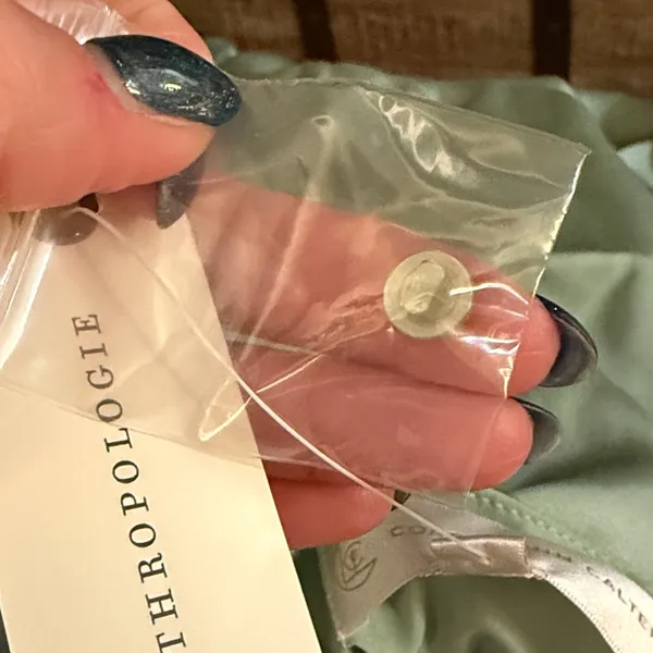 Anthropologie Corey Lynn Carter mint/sage silk slip dress - Image 8