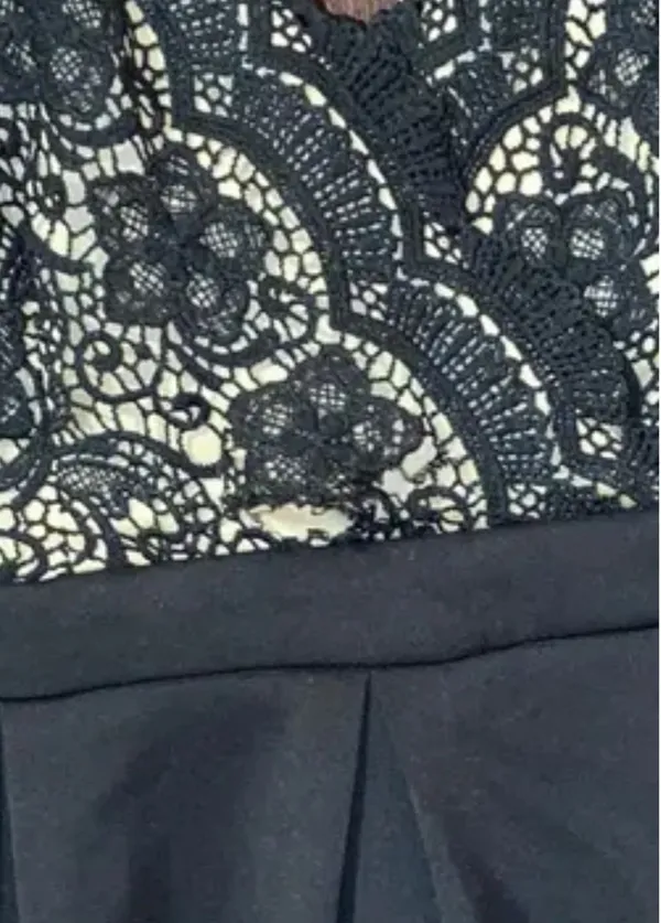 Francesca's Black Lace Dress - Image 4