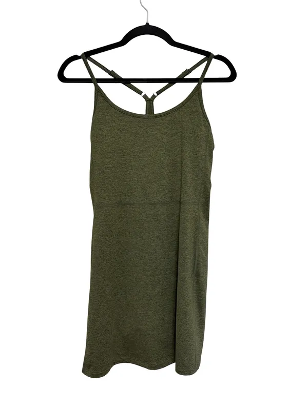 Old Navy CloudComfy Cami Athletic Dress in Alpine Tundra Green - Size M - Image 3