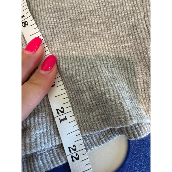 Eileen Fisher‎ Hoodie Waffle Knit Top Womens Medium Loungewear Boxy - Image 10