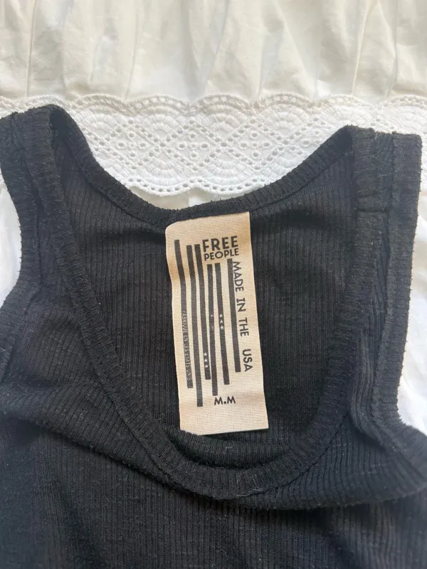Free People Tank Top Black - Image 4