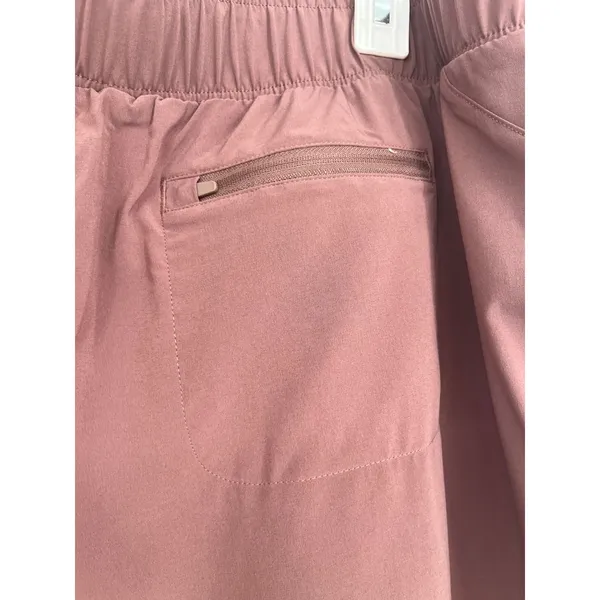 All in Motion Stretch Woven Scrub Pants Women XXL Long Brown Mauve High Rise - Image 4