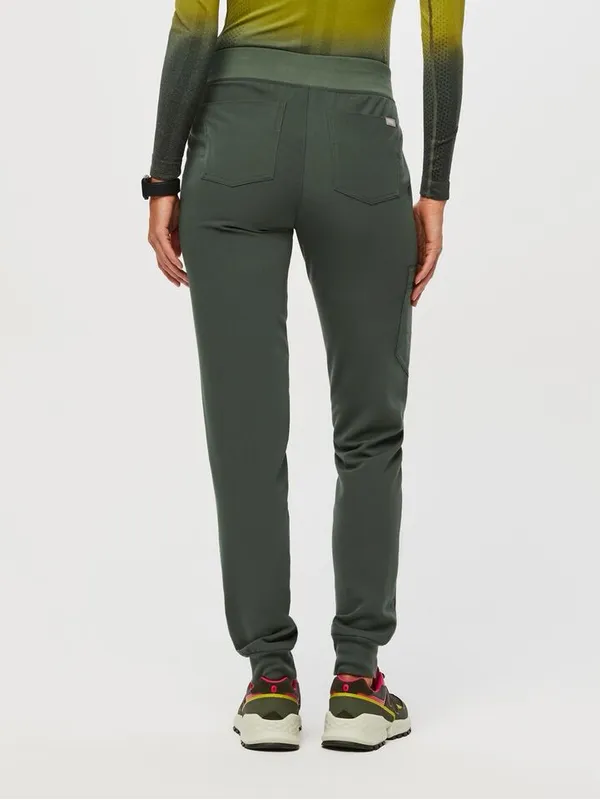 Figs Women’s Zamora Jogger Scrub Pants Pull On in Moss Green XSP - Image 2