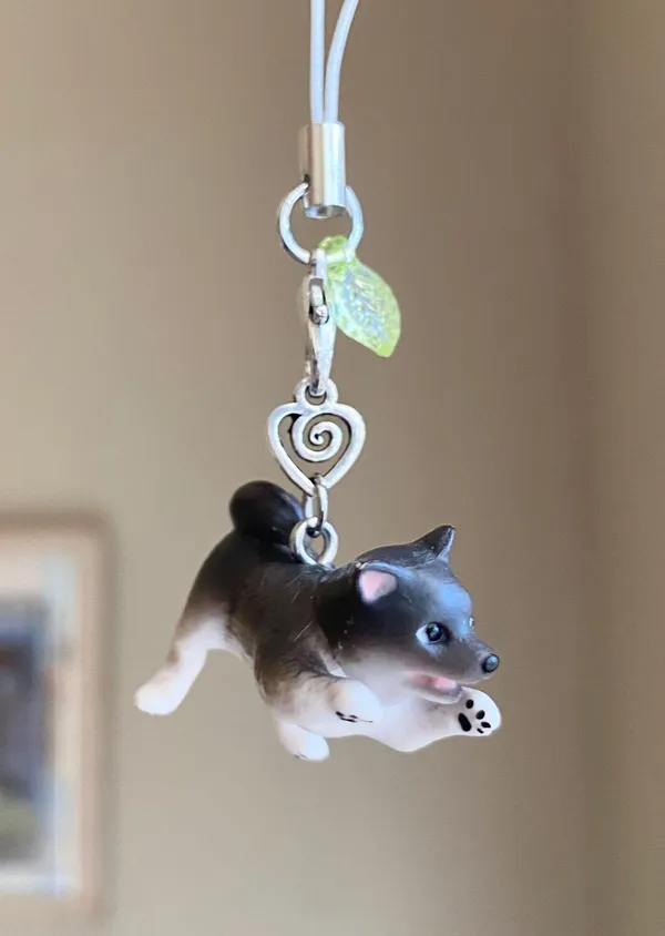 cute Japanese dog Shiba Inu phone charm/bag accessory/car display/strap🐶🌟 - Image 2