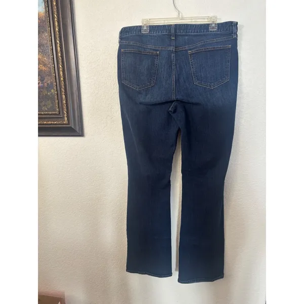 Old Navy The Dreamer Jeans 14 Tall Dark Wash Bootcut Denim Stretch - Image 2