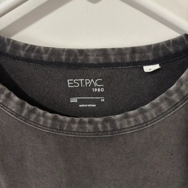 PacSun Black Long Sleeve Crop Top - Image 3