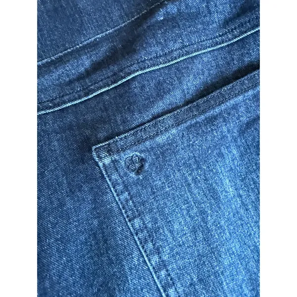 Betabrand Boot-Cut 4-Pocket Yoga Denim Jeans Jeggings Blue Size 2X - Image 5