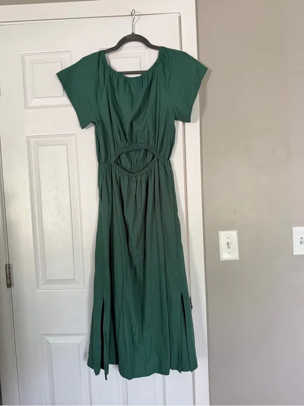 Universal Threads Teal Green Cut out Detail Maxi Dress - Image 9