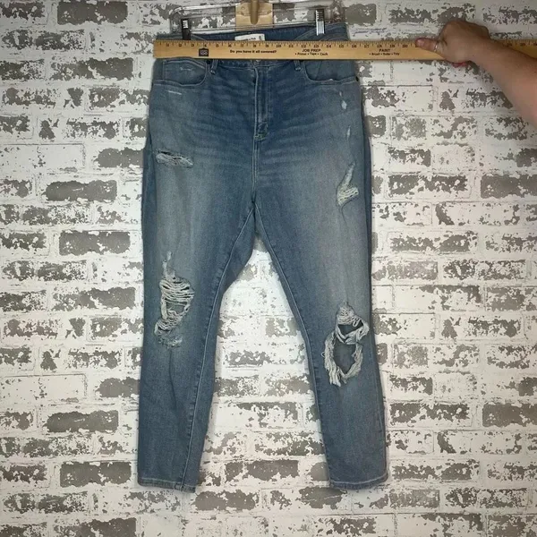 Abercrombie & fitch | women Highrise super skinny distressed denim jeans - Image 3