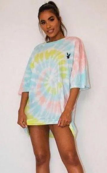 playboy x missguided tie dye tee - Image 5