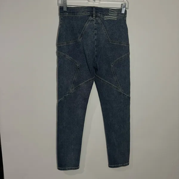 NWT Revice Venus Jean Crops Lightyear Wash Hi-Rise Star‎ Size 26 Retro Cool Girl - Image 7