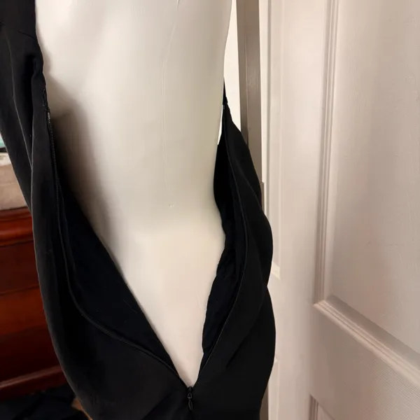 Urban Outfitters black criss-cross back maxi slip dress - Image 5