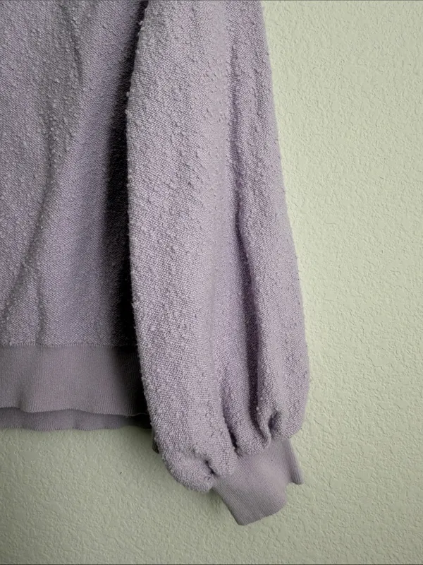 Free People Found My Friend Pullover in Lavender, Size XL, NEW - Image 8