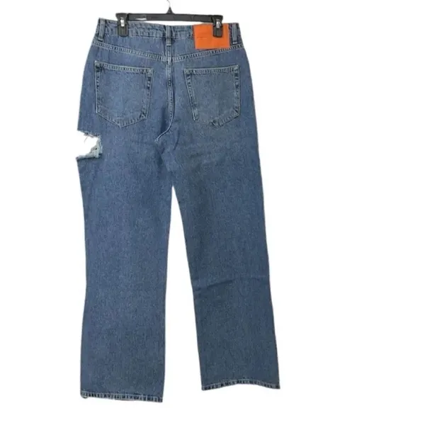 Revolve One Teaspoon Blue Mid Waist Wide Leg Jackson Jeans(Size 28) - Image 9