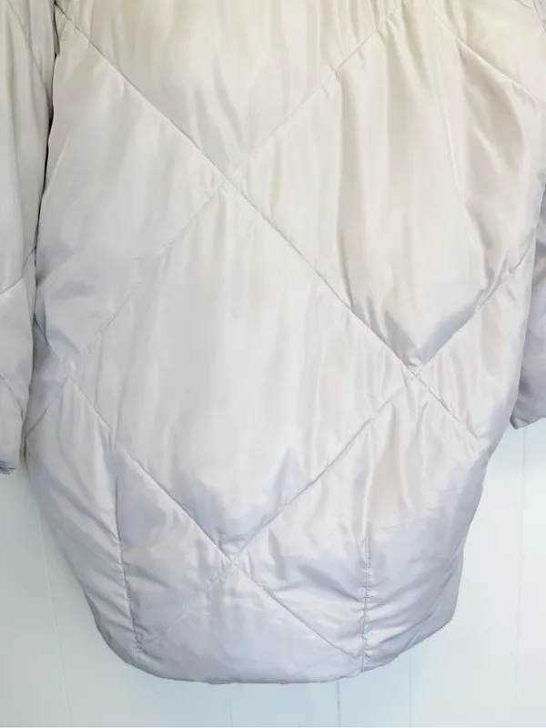 FREE PEOPLE Ella Puffa Puffer Jacket Mineral Dust - Image 7