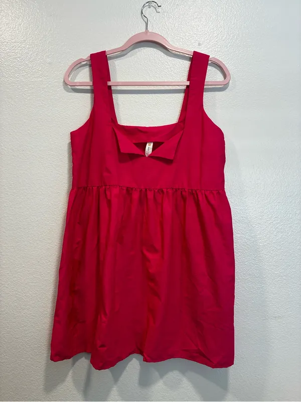 Anthropologie Daily Practice Sleeveless Notch-Neck Mini Dress Party - Image 2