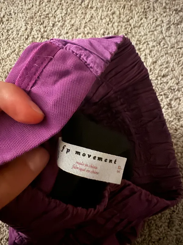 Free People purple  shorts - Image 4