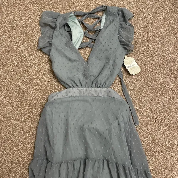 NWT Altar’d State Jenessa Sage Green Maxi Dress - Image 5