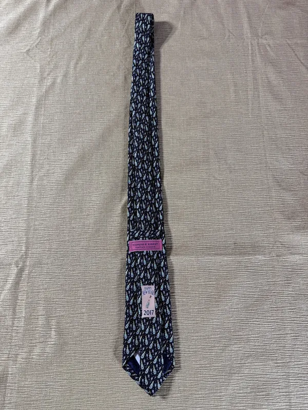 NWT Vineyard Vines Happy New Year 2017 Champagne Bottle Tie Black Novelty - Image 14