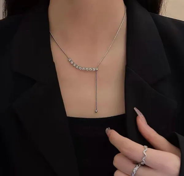 925 silver Necklace White - Image 2