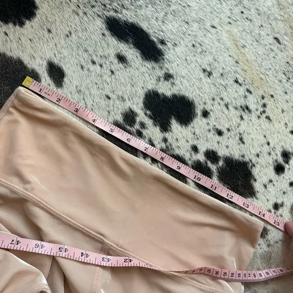 ALO YOGA Pink‎ Nectar Velvet Velour Leggings Size Large Y2K - Image 7