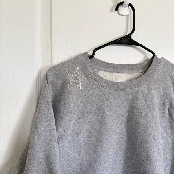 Zadig & Voltaire UPPER STARS STRASS Grey Crewneck - Image 3