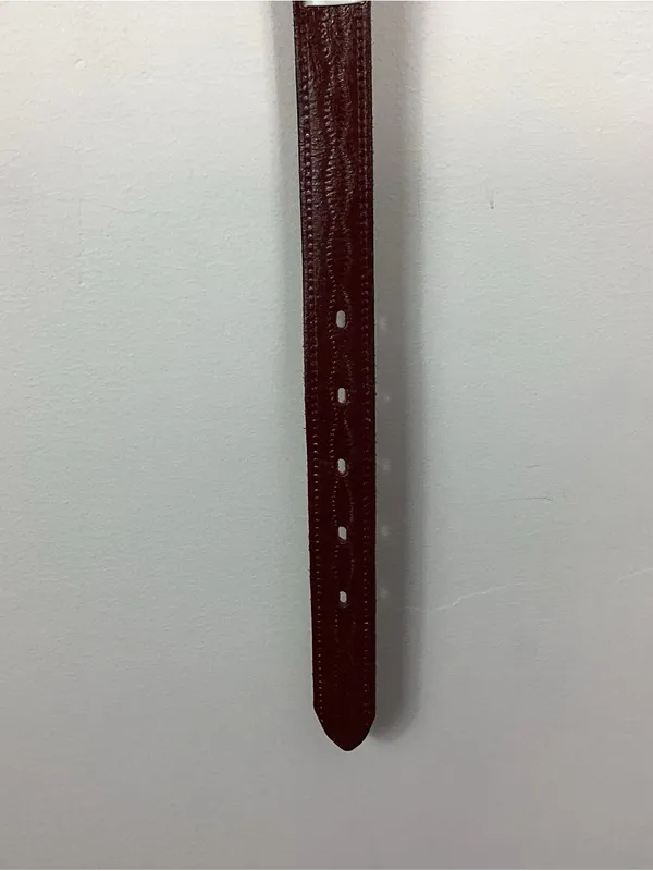Native Southwestern Hand Seed Leather Belt - Image 5