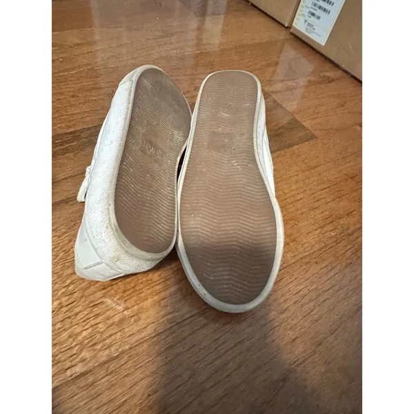 Madewell Womens Leather Sneakers L3243 Off‎ White Lace Up Casual Shoes W8 - Image 6