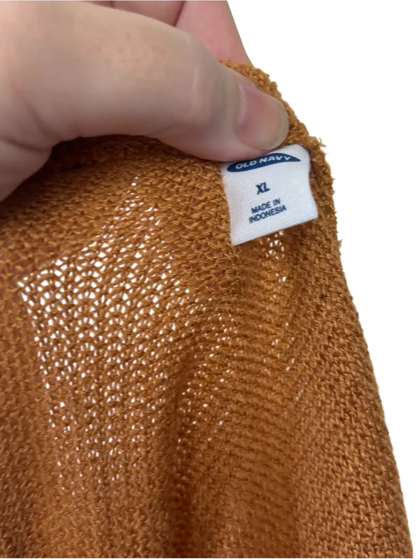 Old Navy ribbed long-sleeve sweater, XL, fall, cozy, soft, knit, office, dressy - Image 5