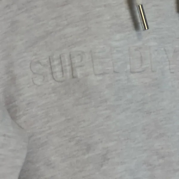 SUPERDRY Women's Vintage Corp Logo Marl Hoodie Size‎ 12 - Image 3