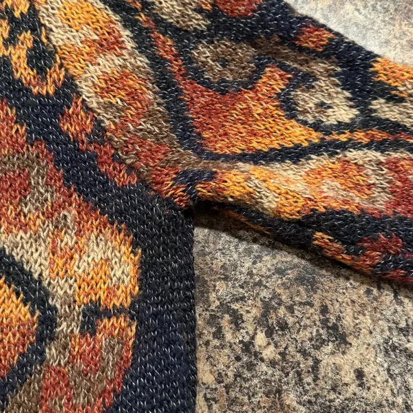 J Jill Cardigan Wool Blend Southwestern Aztec Boho Artisan Cozy Rustic Fall S - Image 15