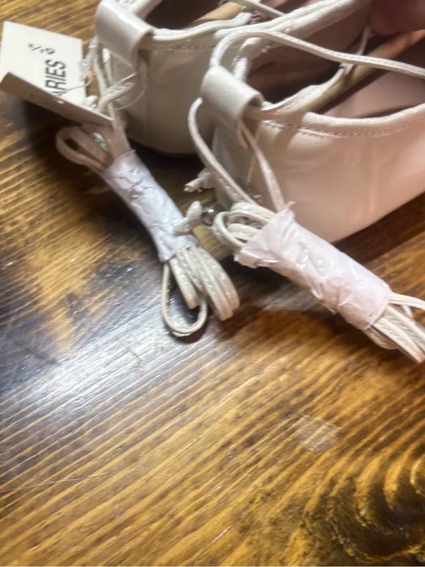 No Boundaries Beige Corset Ballet Flats Size 6.5 - Image 7