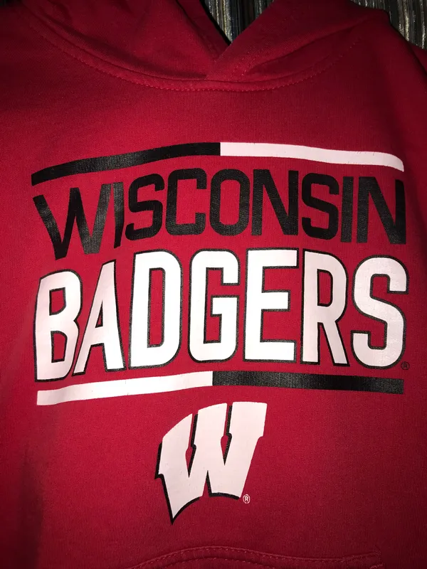 Wisconsin Badgers Sweatshirt Red - Image 2