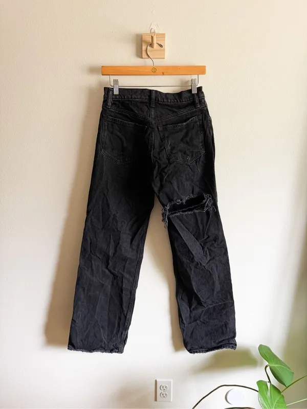 Abercrombie and Fitch 90s Relaxed High Rise Jean Size 26 - Image 6