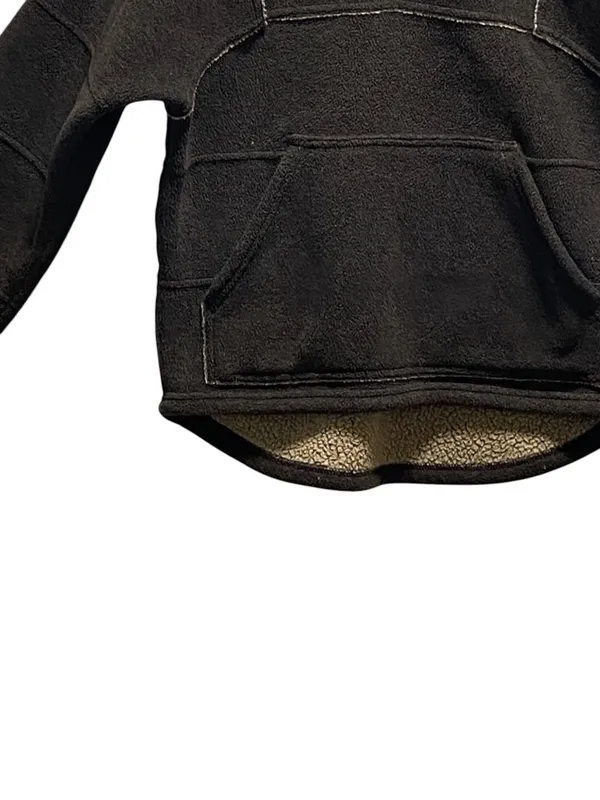 The North Face Vintage Y2K Fleece Quarter Zip Pullover Jacket Brown Size S Cozy - Image 6