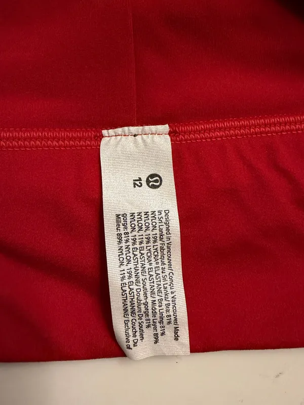 Lululemon Align Bra Dark Red - Image 4