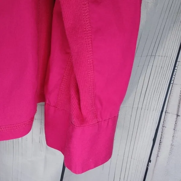 Converse One Star Bright Pink Y2K Retro Casual Utility Camp Button-Up Shirt - Image 6