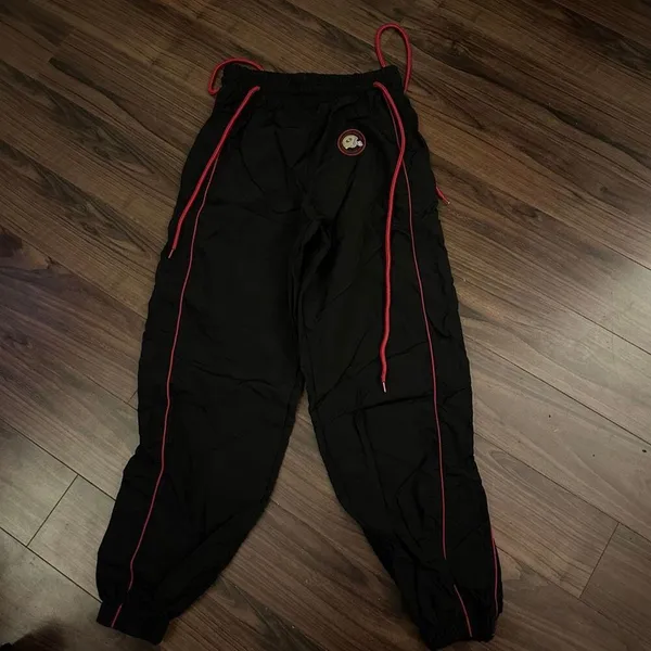 NFL San Francisco 49ers xs black windbreaker pants unisex - Image 2