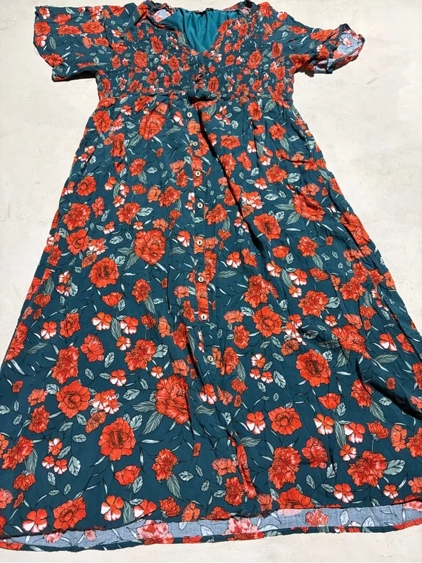 Baltic born botega midi Floral Midi Dress 1XL - Image 2