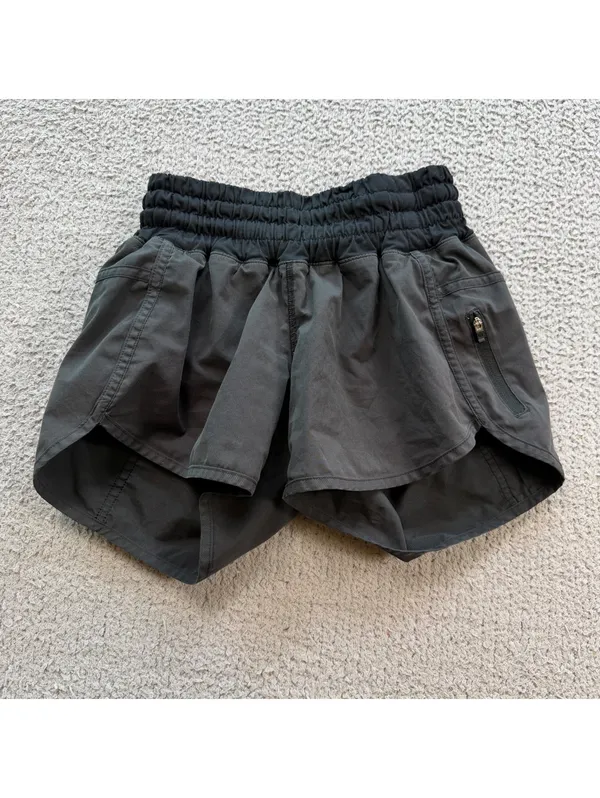 Lululemon Speed Short Women’s Size 4 Black 2.5” Lined Running Shorts - Image 2