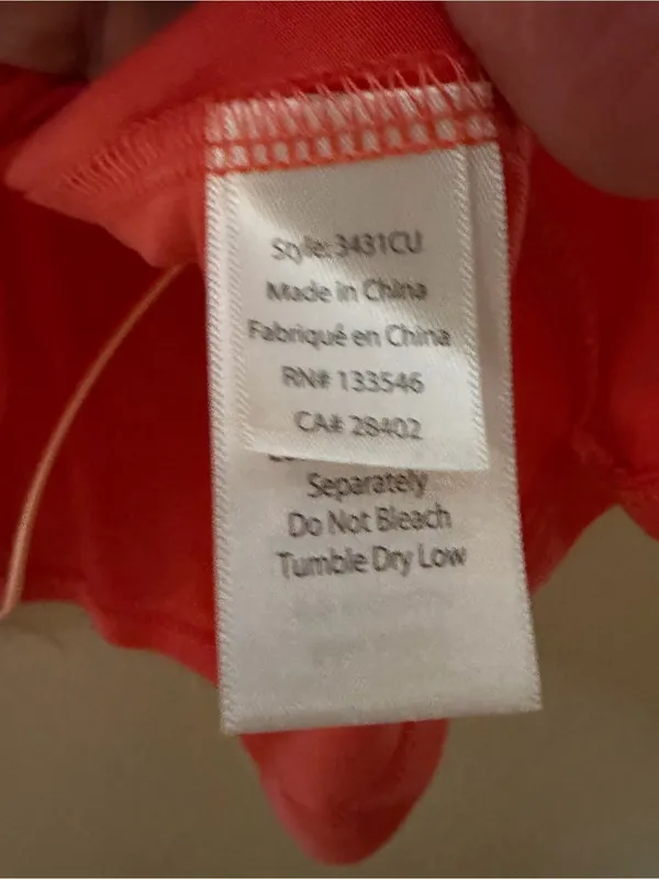 Ecru Blanchette Halter‎ Top in Coral Size Medium - Image 6
