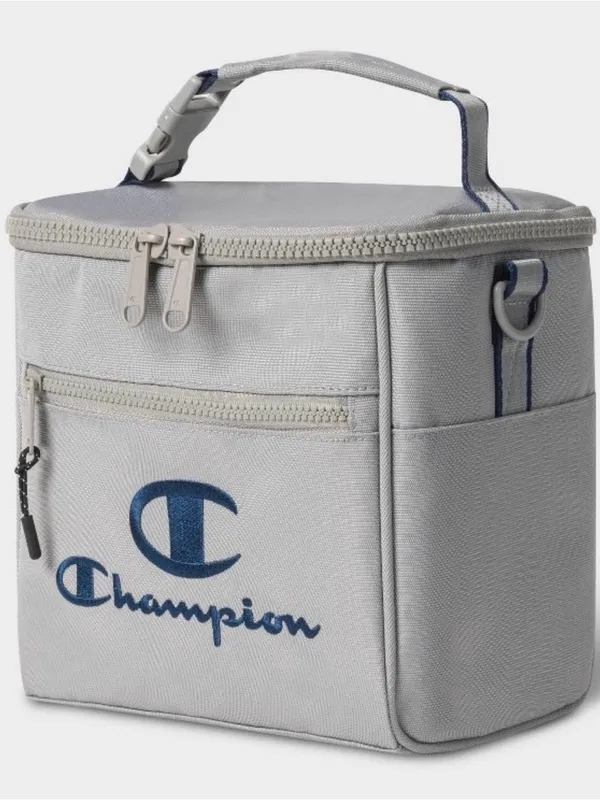 Champion Estate Insulated Cooler Kit Lunch Bag, Medium Gray, NWT - Image 2