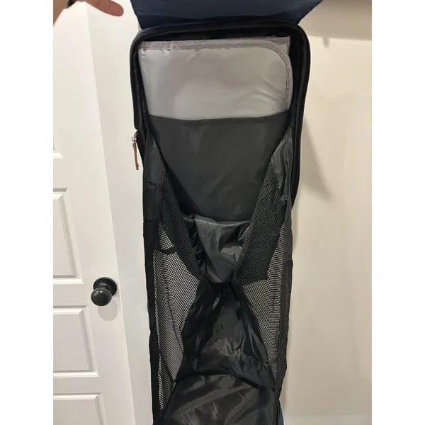 DORA MOMOKO Blue Diaper Bag Baby Backpack Changing Station Dad Bag Compartments - Image 2