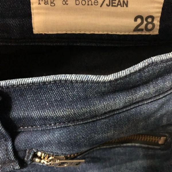 Rag & Bone jeans women’s zipper pocket & ankle skinny high‎ rise jeans. size 28 - Image 9